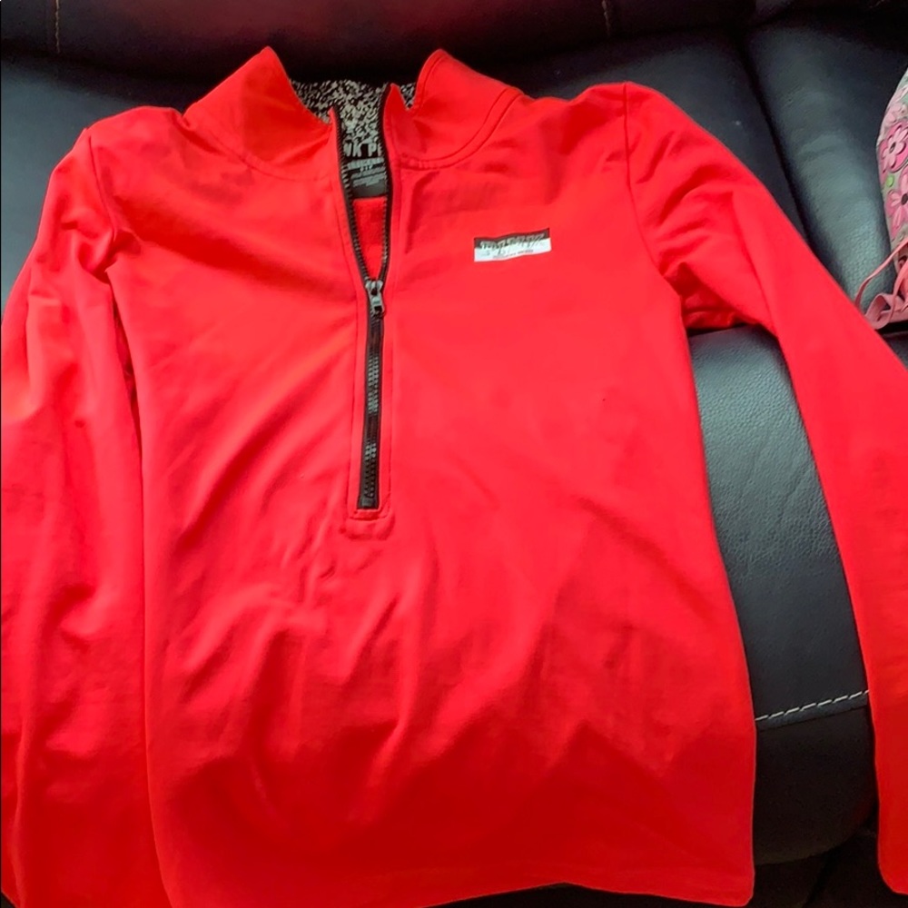 PINK long sleeve sweatshirt in bright pink